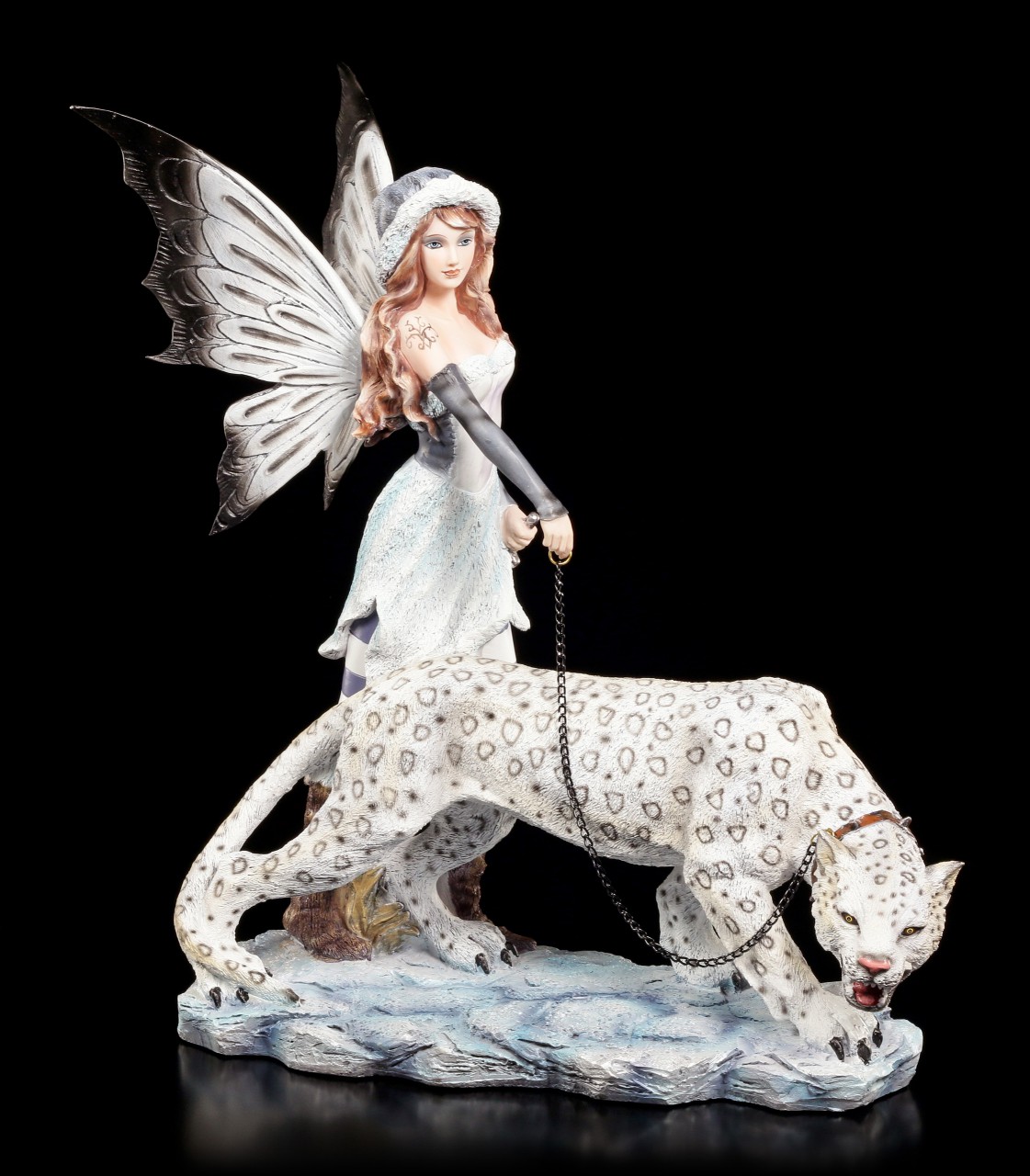 Fairy Figurine - Cortana and the Leopard