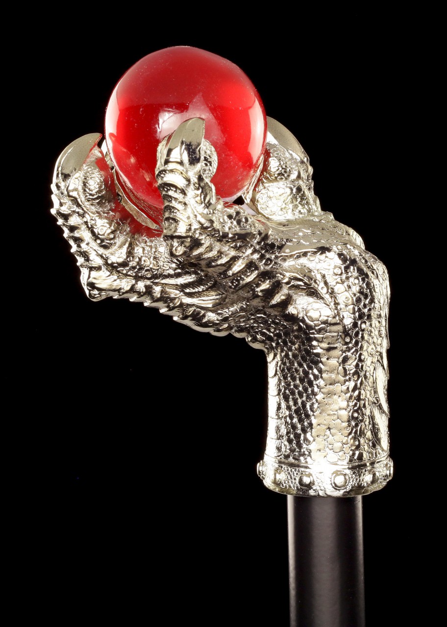 Swaggering Cane with red Ball - Red Gem