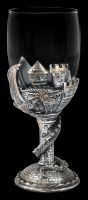 Glass with Dragon - Saphir