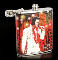 Hip Flask with Elvis Presley - Elvisly Yours