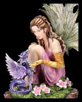 Fairy Figurine Finar with small Dragon