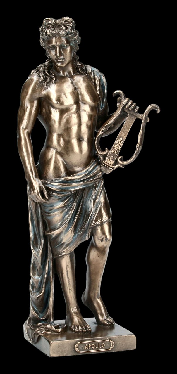 Apollo Figur - Sonnengott mit Lyra
