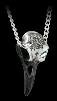 Alchemy Hexen Halskette - Volvan Raven Skull