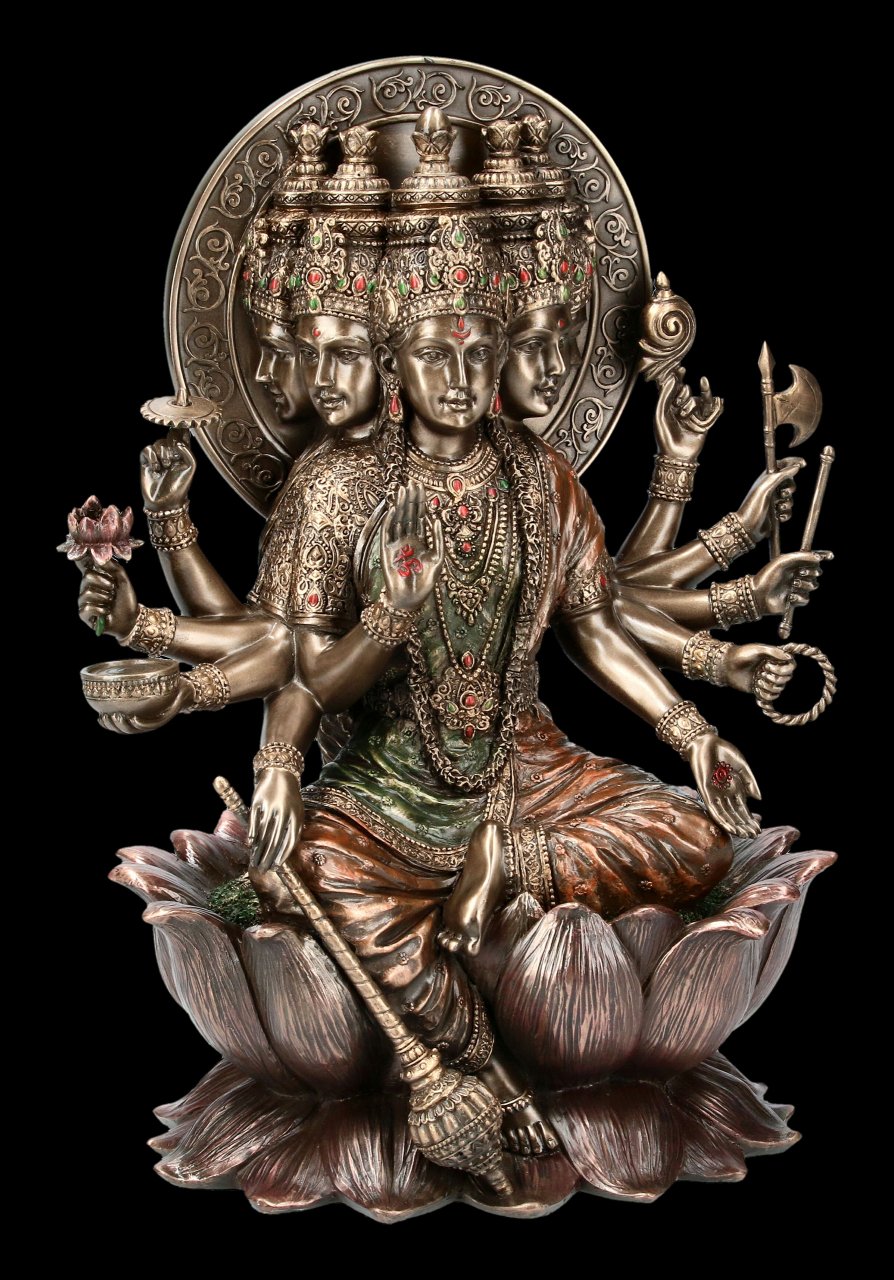 Gayatri Mantra Figurine - Indian Goddess
