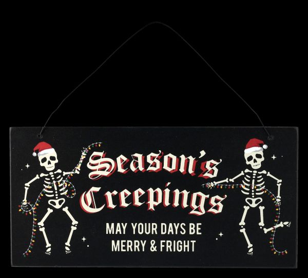 Sign Christmas Skeletons - Season Creeping