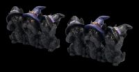 Witches Cat Figurines - No Evil Set of 2