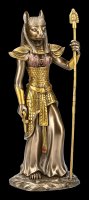 Ägyptische Krieger Figur - Bastet - Bronziert