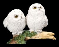 Owl Figurine - Owl Family on a Branch