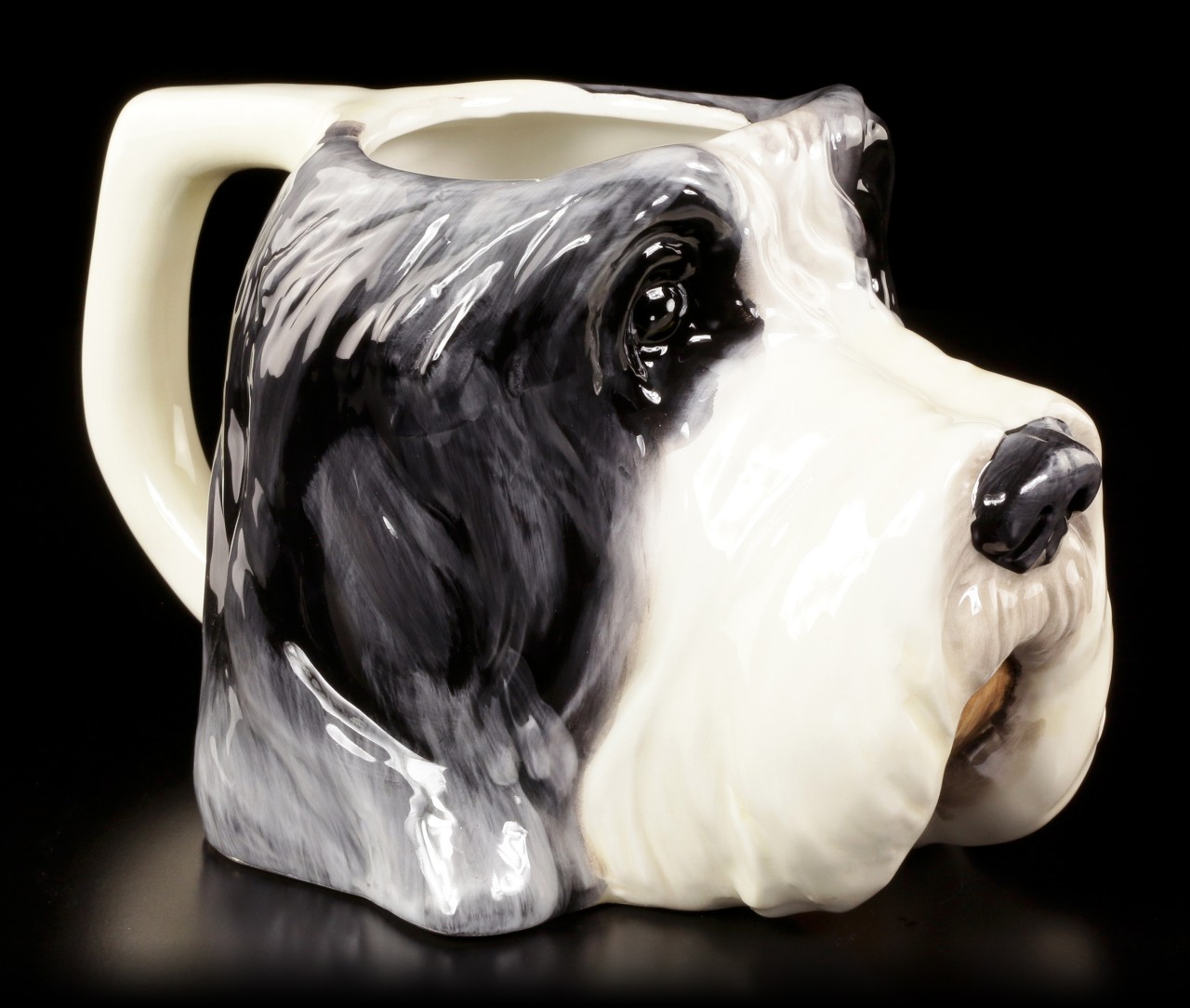 Keramik Tasse - Bearded Collie