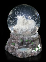 Snowglobe with Wolf - Guardian of the North