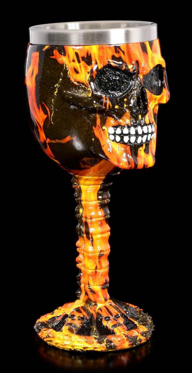 Totenkopf Kelch - Inferno Skull