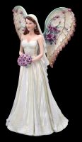 Engelfigur - Braut mit Blumenstrauß