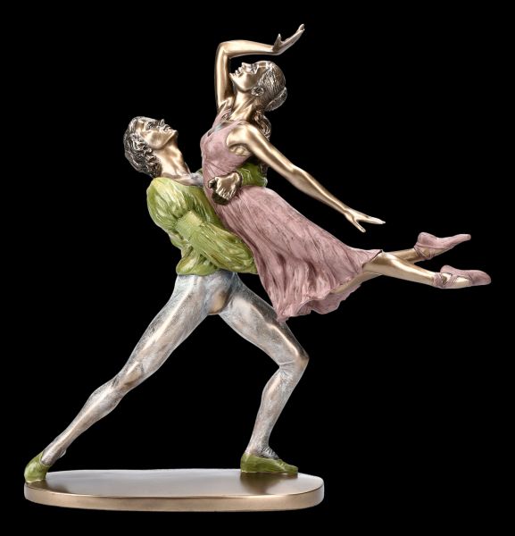 Ballettfigur Ballett Tänzer Tanzpaar Tanzpose Schwanensee Skulptur Veronese neu 