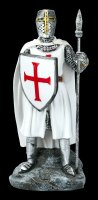 Knights Figurine - Templar with Spear and Shield