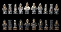 Chessmen Set - Skeleton Busts