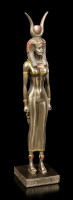 Ägyptische Figur - Totengöttin Isis - bronziert
