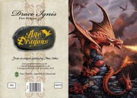 Fantasy Greeting Card - Age Of Dragons - Fire Dragon