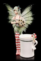 Cup Fairy Figurine - Holiday Cookie Thief