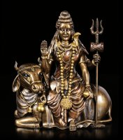 Shiva Figur sitzt auf Nandi