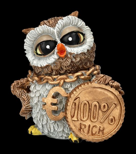 Rich Owl - Funny Figurine