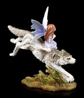 Fairy Figurine - Wolf Rider