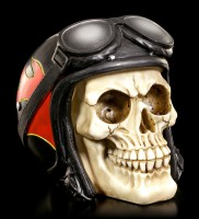 Totenkopf mit Helm - Stuntman Hell Fire