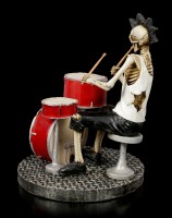 Skeleton Figurine - Rock Star Drummer