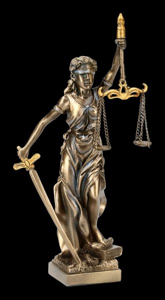 Justitia Figur - Gerechtigkeits-Göttin