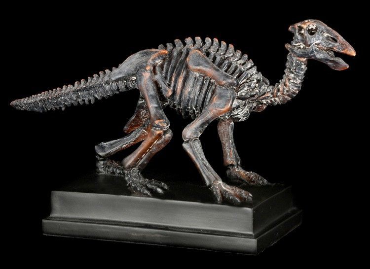 Dinosaurier Figur - Edmontosaurus auf Sockel