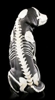 Schwarze Skelett Hunde Figur - Day of the Dead