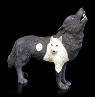 Wolf Spirit Figur - Schwarz