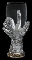 Glass with Knight&#39;s Glove - Victory