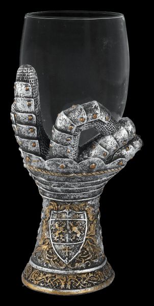 Glass with Knight's Glove - Victory