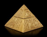 Pyramid Box with Hieroglyphics