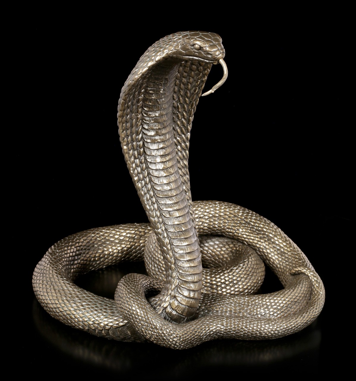 Kobra Figur - drohend