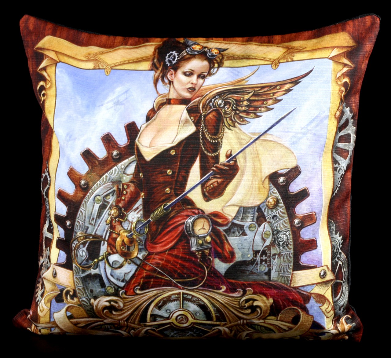 Alchemy Cushion Cover - Steam Jenny