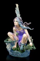 Water Fairy Figurine with Dragon