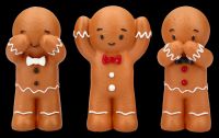 Lebkuchen-Figuren 3er Set - Drei weise Lebkuchenmänner