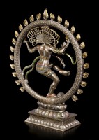 Große Shiva Figur als Nataraja - im Flammenkreis