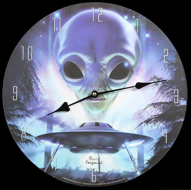 Wall Clock - Alien Landing