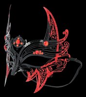 Maske aus Metall - Hexe Sorceress