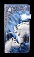 Purse with Unicorns - Sacred Love - embossed