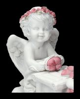 Engel Figuren - Putten basteln mit Herzen