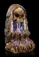 Backflow Incense Cone Holder - Skull with LED