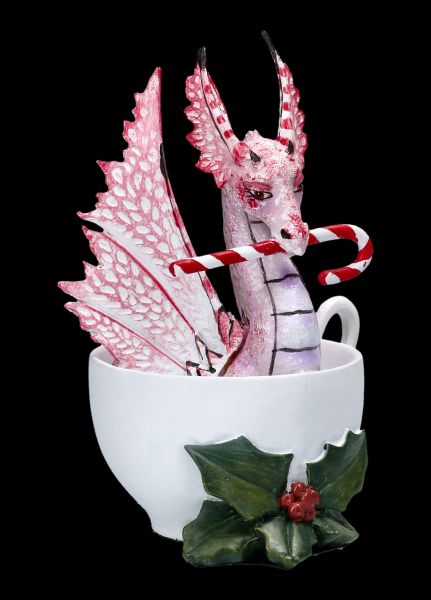 Dragon Figurine - Perfectly Peppermint