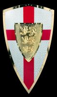 Knight Templar Shield with 3 Lions