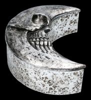 Box - Skull Moon Antique Silver
