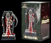 Sensenmann Weihnachtsfigur im Sarg - Merry Cryptmas