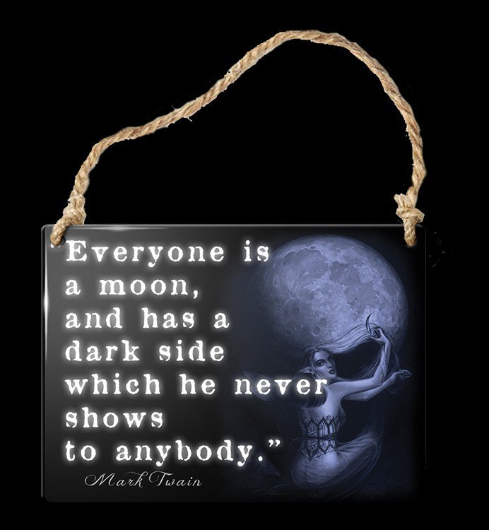 Alchemy Metal Sign small - Everyone is A Moon