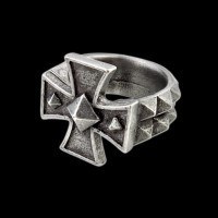 Cross of Iron - Alchemy Gothic Ring